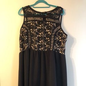 Black: lace evening/cocktail dress